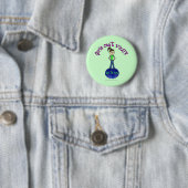 Lichte regel voor het wereldmeisje ronde button 5,7 cm (In situ)