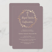 Lichte religieuze uitnodiging (Voorkant / Achterkant)