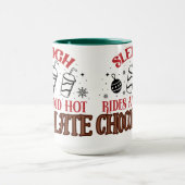 Lichte ritten en warme chocolademelk mok (Midden)