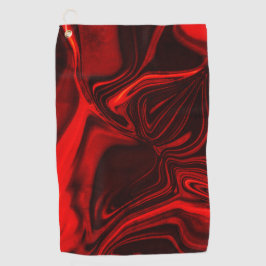 Lichte rode en donkere krommen op een donkere acht golfhanddoek