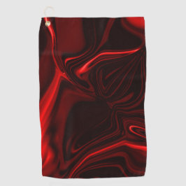 Lichte rode en donkere krommen op een donkere acht golfhanddoek