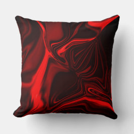 Lichte rode en donkere krommen op een donkere acht kussen