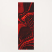 Lichte rode en donkere krommen op een donkere acht yogamat (Voorkant)