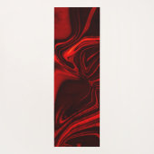 Lichte rode en donkere krommen op een donkere acht yogamat (Achterkant)