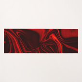 Lichte rode en donkere krommen op een donkere acht yogamat (Voorkant (horizontaal))
