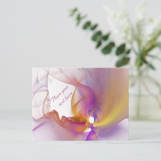 Lichte roker briefkaart (Staand voorkant)