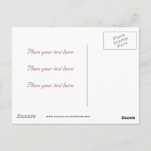 Lichte roker briefkaart (Achterkant)