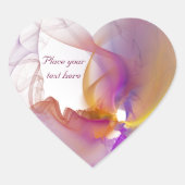 Lichte roker hart sticker (Voorkant)