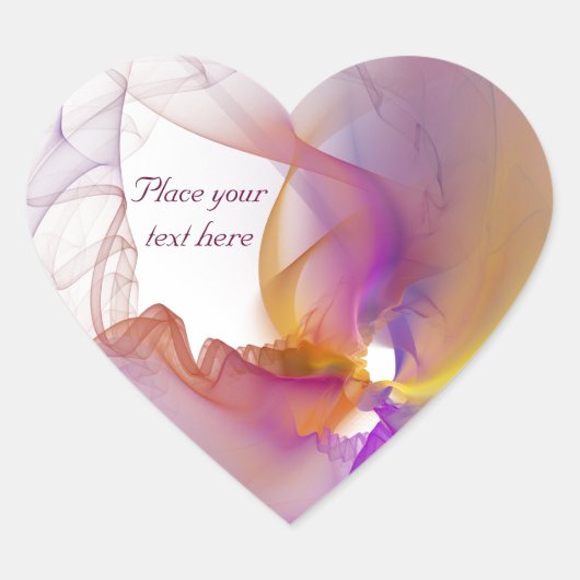 Lichte roker hart sticker (Voorkant)