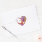 Lichte roker hart sticker (Envelop)