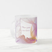 Lichte roker matglas koffiemok (Voorkant links)