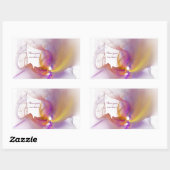 Lichte roker rechthoekige sticker (Vel)