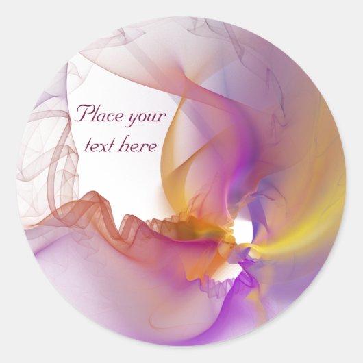 Lichte roker ronde sticker (Voorkant)