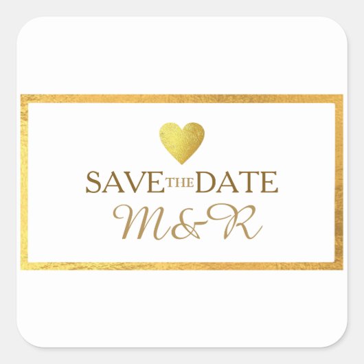 lichte romantische bruiloft , met uitzondering van vierkante sticker (Voorkant)