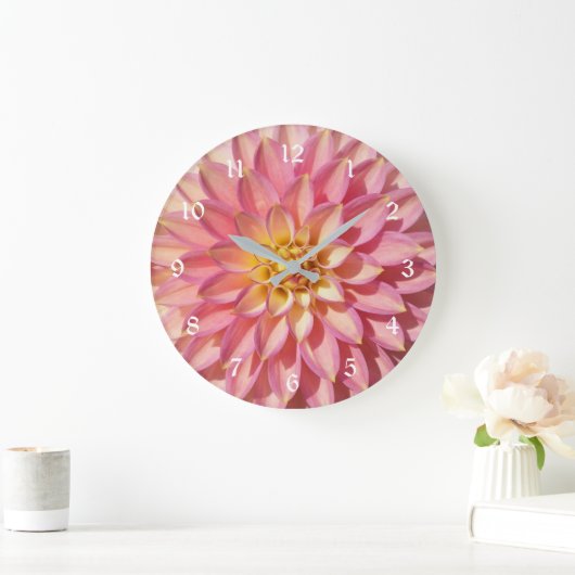 Lichte Roze Dahlia Bloem Grote Klok (Huis)