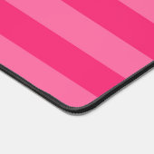 Lichte roze en hete roze strepen bureaumat (Hoek)