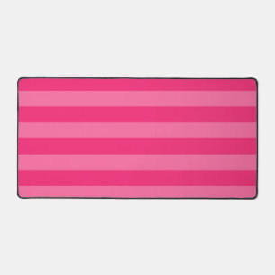 Lichte roze en hete roze strepen bureaumat