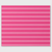 Lichte roze en hete roze strepen cadeaupapier (Vlak)