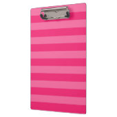 Lichte roze en hete roze strepen klembord (Links)