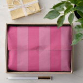 Lichte roze en hete roze strepen tissuepapier (Geschenk)