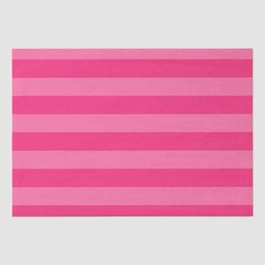 Lichte roze en hete roze strepen tissuepapier (Voorkant)