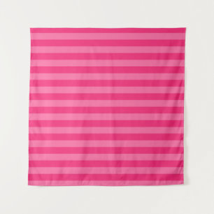 Lichte roze en hete roze strepen wandkleed