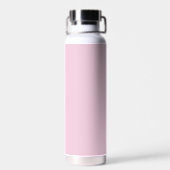 Lichte Roze Moed Bijbelvers Aangepaste Naam Eenvou Waterfles (Achterkant)