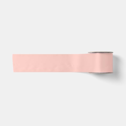 Lichte Roze Oester Roze Bubble Gum Satijnen Lint (Voorkant)