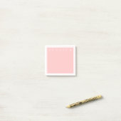 Lichte Roze Roze | Uw Naam in Wit Post-it® Notes (Op bureau)