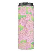 Lichte Roze Rozen Thermosbeker (Achterkant)