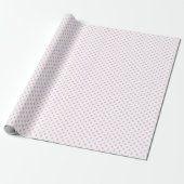 Lichte Roze Stippen Cadeaupapier (Uitgerold)