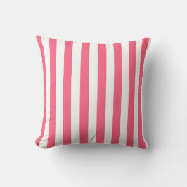 Lichte roze streep kussen