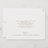 Lichte salie baby shower bassinet giraffe virtueel kaart (Achterkant)