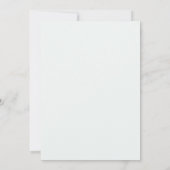 Lichte Salie Gedempte Moderne Trouw Bruiloft Kaart (Achterkant)