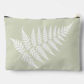 Lichte Saliegroen Witte Varenscript Naam Groot Etui (Achterkant)