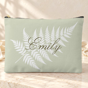 Lichte Saliegroen Witte Varenscript Naam Groot Etui