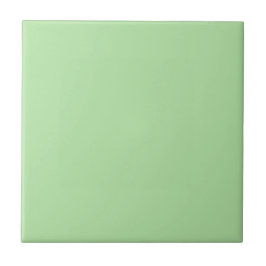 Lichte saliegroene muur | Elegant vierkant Tegeltje