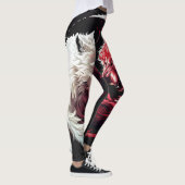 Lichte Schaduw Wolf Spirit Dier Fantasy Leggings (Rechts)