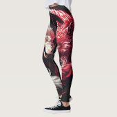 Lichte Schaduw Wolf Spirit Dier Fantasy Leggings (Links)