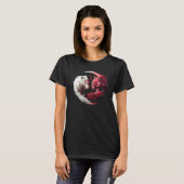 Lichte Schaduw Wolf Spirit Dier Fantasy T-shirt (Voorkant volledig)