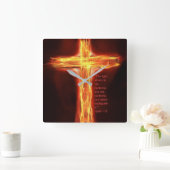 "Lichte scharnieren" Vierkante Klok (Huis)