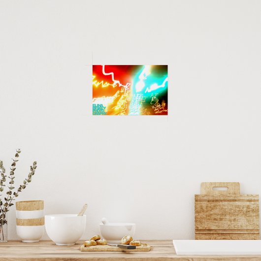 Lichte schilderijen poster (Keuken)