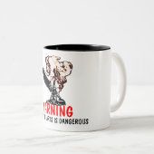 Lichte schilderijen tweekleurige koffiemok (Voorkant rechts)