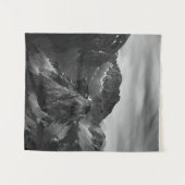 Lichte schittering op majestueuze bergen wandkleed (Voorkant (horizontaal))