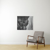 Lichte schittering op majestueuze bergen wandkleed (In Situ (horizontaal))