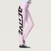 Lichte schone lavendelkleur actieve sport leggings (Rechts)