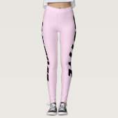 Lichte schone lavendelkleur actieve sport leggings (Voorkant)
