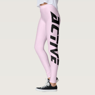 Lichte schone lavendelkleur actieve sport leggings