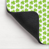 Lichte Shamrocks Wit Muismat (Hoek)
