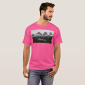 Lichte sneeuw in de Rockies Long T-shirt (Voorkant volledig)